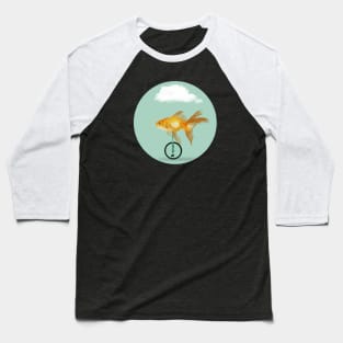 Unicycle Goldfish Baseball T-Shirt